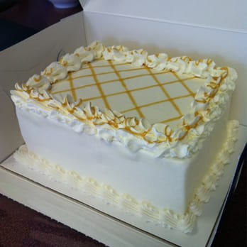 Baskin-Robbins - 1/2 sheet (10L x 8W) ice cream cake with "Caramel Cake" decoration. Feeds about 8-12 people - Ice Cream & Frozen Yogurt Near Me - San Jose, California