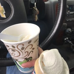 Harmon Junction - $1.60 vanilla ice cream served on a cone and cup.