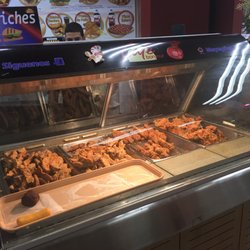 Total - Fried chicken and potato wedges
