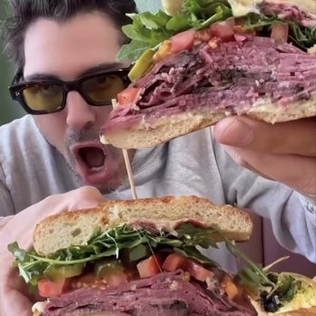 Espresso Bar - The delicious, STUFFED pastrami sandwich the influencer got - Coffee & Tea Near Me - Long Beach, California Espresso Bar - The delicious, STUFFED pastrami sandwich the influencer got - Coffee & Tea Near Me - Long Beach, California