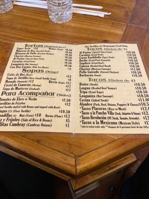 Menu photo 1 Taqueria Pancho Villa Dover, NJ