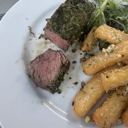 Bistro 1828 at Pepperrell Cove - "Medium rare" more like medium well steak