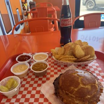 The Mouth - Pocket style with fries and dipping sauces - Burgers Near Me - Burbank, California The Mouth - Pocket style with fries and dipping sauces - Burgers Near Me - Burbank, California