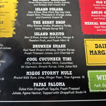 Papamigos Coconut Creek - Happy Hour Cocktail Menu! - Tacos Near Me - Coconut Creek, Florida Papamigos Coconut Creek - Happy Hour Cocktail Menu! - Tacos Near Me - Coconut Creek, Florida