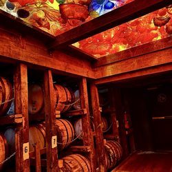 Maker's Mark Distillery - Amazing ceilings in the Rick house.