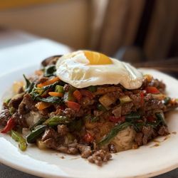 Thai Loco Moco (Pad Gha Pao)