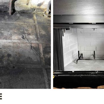Potomac Services - New panels in pre-fabricated fireplace - Chimney Sweeps Near Me - Sterling, Virginia Potomac Services - New panels in pre-fabricated fireplace - Chimney Sweeps Near Me - Sterling, Virginia