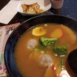 Ramen in miso broth! Ramen in miso broth!