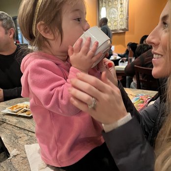 Bahn Thai - Granddaughter loving the Steamed Rice - Thai Near Me - Charlotte, North Carolina