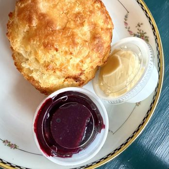 Butter Punk - Butter Bomb biscuit with butter, jam - Breakfast & Brunch Near Me - Asheville, North Carolina