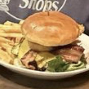 Ranch House Restuarant - Burger with onion ring and bacon - American Near Me - Fernley, Nevada Ranch House Restuarant - Burger with onion ring and bacon - American Near Me - Fernley, Nevada