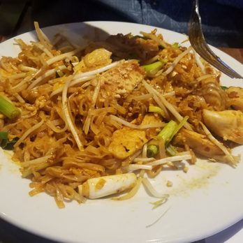 District Thai - Pad Thai,  after my husband mixed it - Thai Near Me - York, Pennsylvania