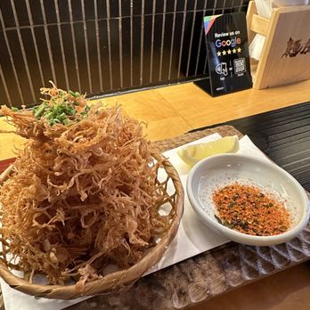 Mensho - Enoki chips - Noodles Near Me - Houston, Texas