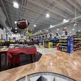 the inside of a grocery store