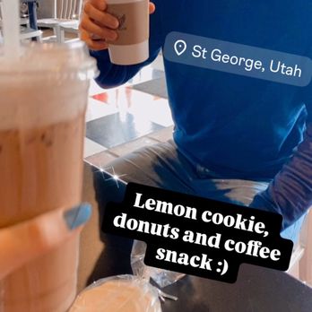 The Coffee Club - The lemon cookie and our coffees :) yum! - Cafes Near Me - St. George, Utah The Coffee Club - The lemon cookie and our coffees :) yum! - Cafes Near Me - St. George, Utah