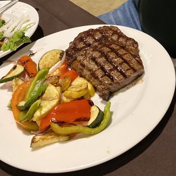 Malbec Grill - Ribeye with their Sauteed Vegetables - Steakhouses Near Me - Parkland, Florida