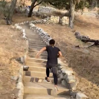 Brookside Park - Stone staircase - Parks Near Me - Pasadena, California