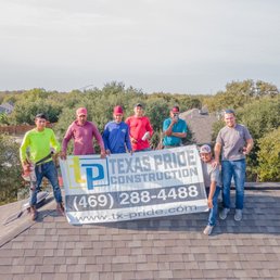 Texas Pride - Just finished this roof that was damaged by hail in Texas! #n2roofing.com - Fences & Gates Near Me - Prosper, Texas