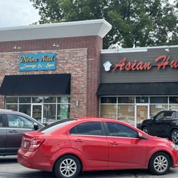 Divine Nail Lounge and Spa - Divine Nail Lounge and Spa along with Asian Hut restaurant in the Sunshine Plaza shopping center.