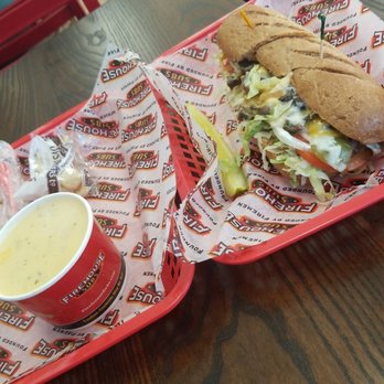 Firehouse Subs - Veggie sub loaded potato soup. Excellent. Sub was very good. Mushroom and cheese awwwww yeahh - Sandwiches Near Me - Sacramento, California Firehouse Subs - Veggie sub loaded potato soup. Excellent. Sub was very good. Mushroom and cheese awwwww yeahh - Sandwiches Near Me - Sacramento, California