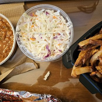 Chaps Pit Beef - Baked beans, coleslaw and handcut frues - Barbeque Near Me - Baltimore, Maryland Chaps Pit Beef - Baked beans, coleslaw and handcut frues - Barbeque Near Me - Baltimore, Maryland