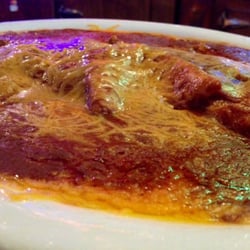 Skeetown Tavern - Cheese enchiladas under disco lighting. tasty!