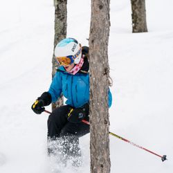 Dartmouth Skiway - Glades skiing on a powder day!