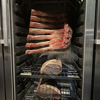 The Steak Library - Entry way meats on display - Steakhouses Near Me - Lomita, California The Steak Library - Entry way meats on display - Steakhouses Near Me - Lomita, California