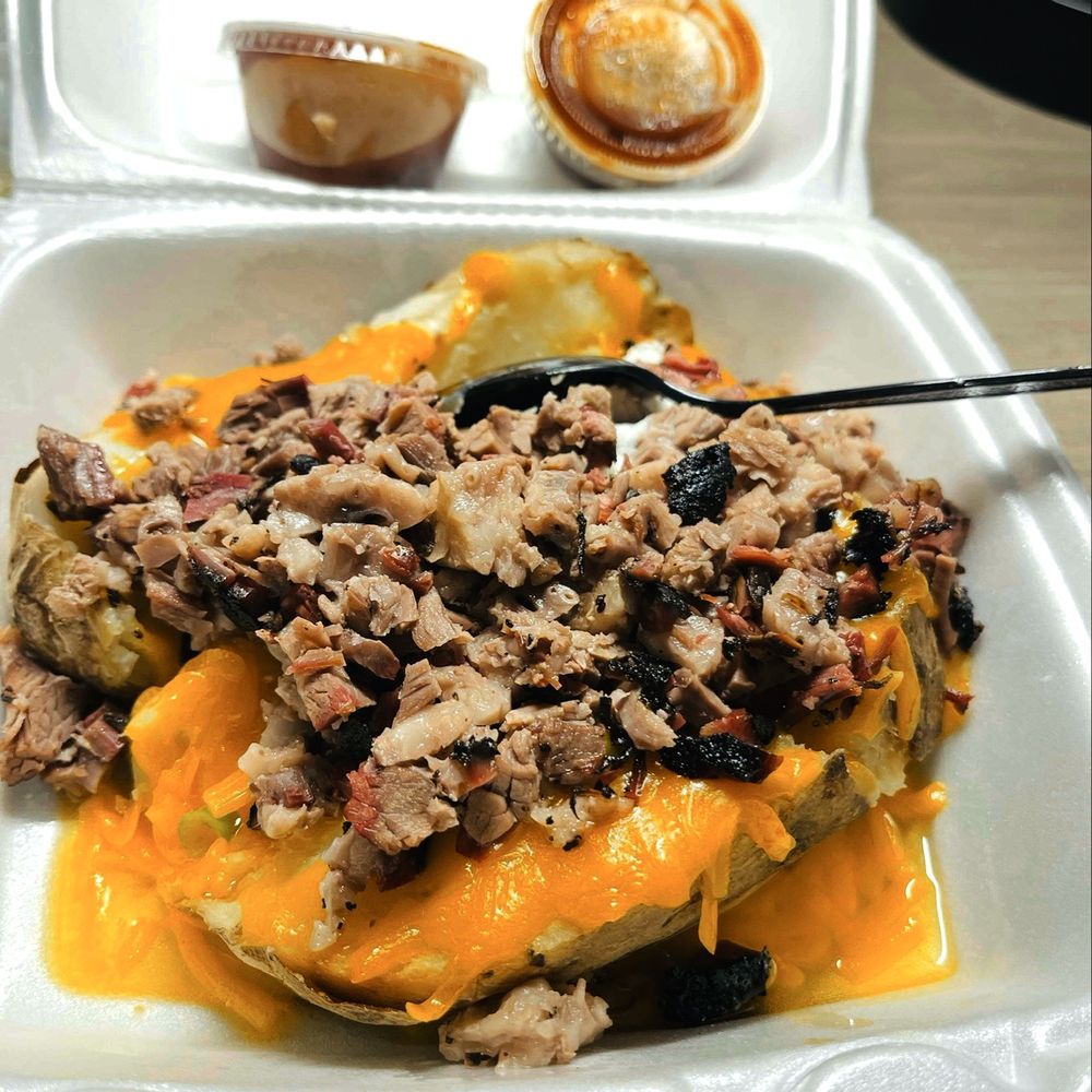 Schulze Bar-B-Que & Catering - Baked Potato - Caterers Near Me - Rosenberg, Texas