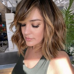 Kut Haus Salon - Long Bob haircut, slightly longer in the front than the back.

Caramel Balayage 

(626)335-1997