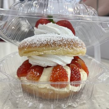 Good Glaze Donuts and Ice Cream - Strawberry shortcake. - Donuts Near Me - Redlands, California Good Glaze Donuts and Ice Cream - Strawberry shortcake. - Donuts Near Me - Redlands, California