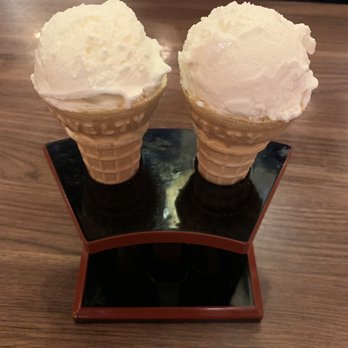 Miso - Vanilla ice cream or  Yakult for complimentary dessert (available if you eat at the restaurant only) - Japanese Near Me - Annandale, Virginia