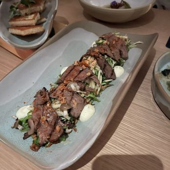 Katami - texas wagyu beef salad - Sushi Bars Near Me - Houston, Texas Katami - texas wagyu beef salad - Sushi Bars Near Me - Houston, Texas