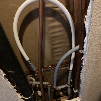 MasterCraft Plumbers - White pipe is the new section that got replaced. - Plumbing Near Me - Carlsbad, California MasterCraft Plumbers - White pipe is the new section that got replaced. - Plumbing Near Me - Carlsbad, California