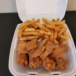 OMG Soul Food - Whole wings and Fries Combo!