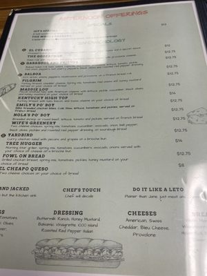 Menu photo 4 The Cracked Pepper Cafe Tampa, FL