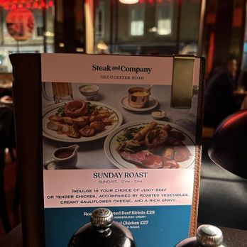 Steak & Co - Table - Steakhouses Near Me - London, XGL