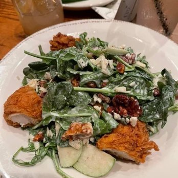 Whiskey Cake - Crispy Fried Chicken Salad - New American Near Me - Plano, Texas Whiskey Cake - Crispy Fried Chicken Salad - New American Near Me - Plano, Texas