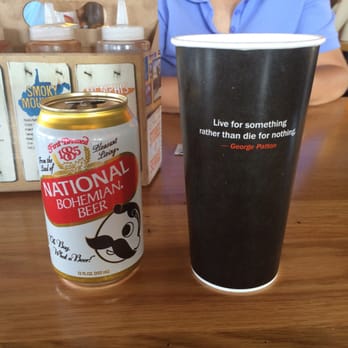 Mission BBQ - This is my drink on the left and on the right is a quote from General Patton - Barbeque Near Me - Columbia, Maryland