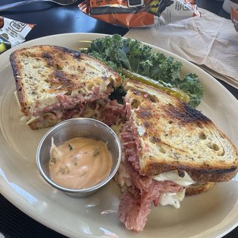 Kaiser's Grateful Bean Cafe - Ruben on Homemade Sourdough Rye - Sandwiches Near Me - Oklahoma City, Oklahoma Kaiser's Grateful Bean Cafe - Ruben on Homemade Sourdough Rye - Sandwiches Near Me - Oklahoma City, Oklahoma