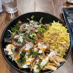 Lava Shawarma - Mixed shawarma plate (lamb, beef, chicken)