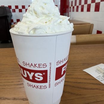 Five Guys - Milkshake - Burgers Near Me - Mililani, Hawaii Five Guys - Milkshake - Burgers Near Me - Mililani, Hawaii
