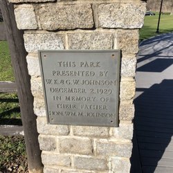 Plaque in honor of the father of the founder of this park almost 90 years ago. (4/22/2018)