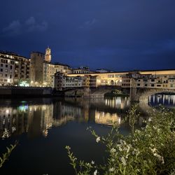 Hotel Lungarno - Looking at Ponte Vecchio from the dinner terrace