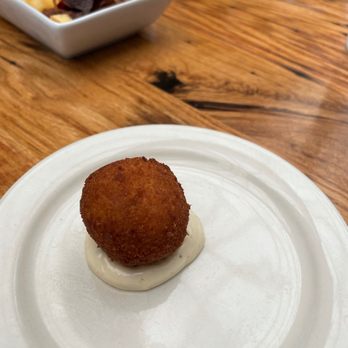 Cafe Ba-Ba-Reeba! - Bacalao Croquette - Spanish Near Me - Chicago, Illinois Cafe Ba-Ba-Reeba! - Bacalao Croquette - Spanish Near Me - Chicago, Illinois
