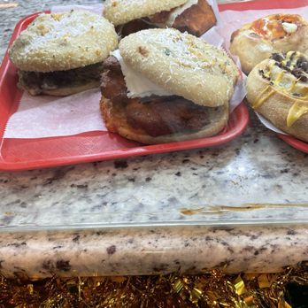 Amano Pizza - Garlic knot sandwich - Pizza Near Me - South Amboy, New Jersey