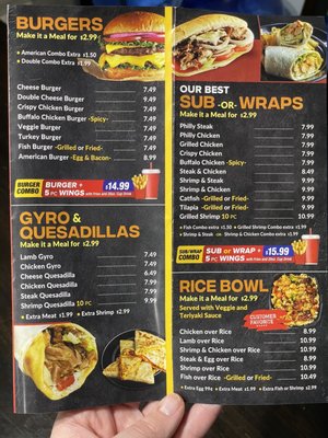 Menu photo 3 America's Buffalo Wings Suffolk, VA