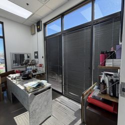 Las Vegas Window Coverings Center - Before with the blinds that were installed before we moved in.