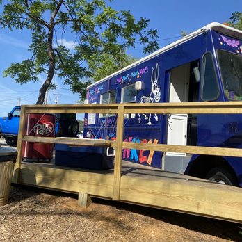 Ghost Donkey - Exterior view from a dining table - Food Trucks Near Me - Forest, Virginia Ghost Donkey - Exterior view from a dining table - Food Trucks Near Me - Forest, Virginia