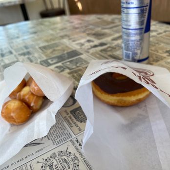 Donut Factory - Donut holes & choco donut while waiting for the #4. Ham & Cheese! - Donuts Near Me - Hayward, California Donut Factory - Donut holes & choco donut while waiting for the #4. Ham & Cheese! - Donuts Near Me - Hayward, California
